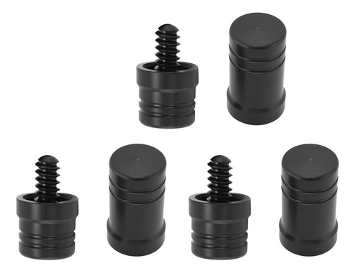 3pcs 3 / 8x10 Es Conjuos / Billar Pool Pool Taco Negro