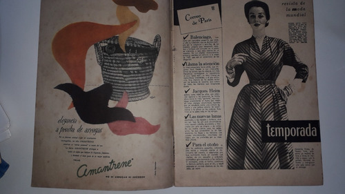 Revista Antigua Temporada Nº 53 Abril 1952 Moda (Usado)