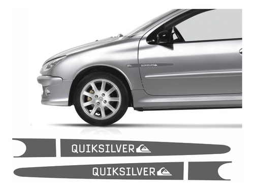 Emblema Adesivo Porta Peugeot 206 Quiksilver Qks01 Fk