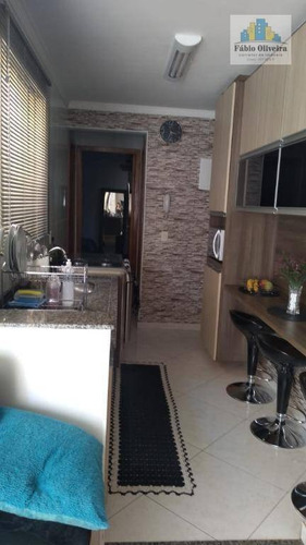 Imagem 1 de 24 de Cobertura Com 2 Dormitórios À Venda, 50 M² Por R$ 325.000,00 - Vila Helena - Santo André/sp - Co0162