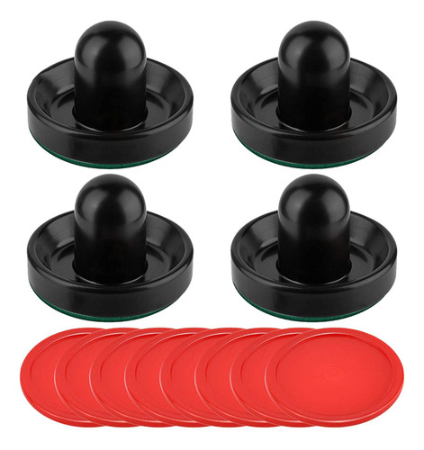 Empujadores Y Discos De Air Hockey Discos De 2,5 Negro