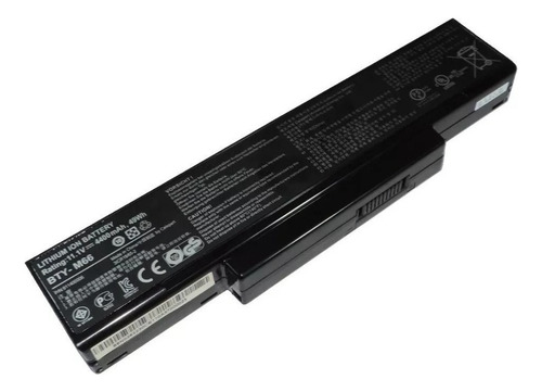 Batería para portátil Gigabyte W466u 916c5280f Squ-528, batería negra