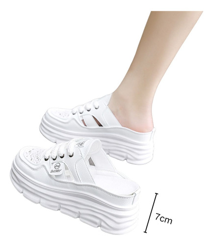 Zapatos De Dama Casuales Comodos Moda Plataforma Playa