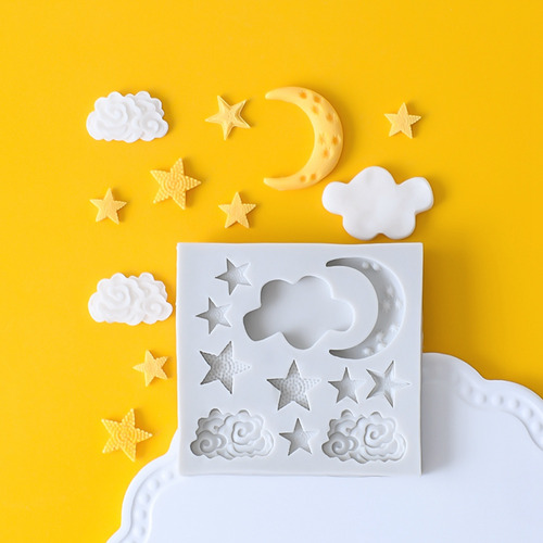 Molde De Silicona Para Hornear Tartas, Fondant, Diseño Star