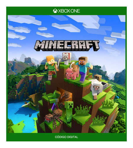 Minecraft Xbox One - Código De 25 Dígitos (ar) (s/ Juros)