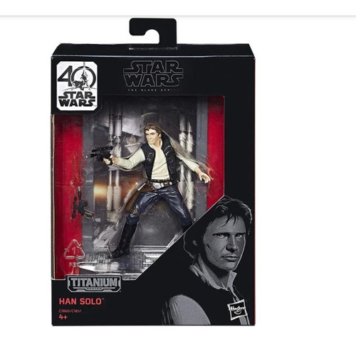 Figura Han Solo De Star Wars The Black Series Titanium 