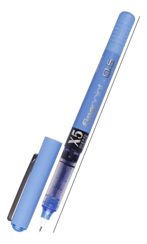 Boligrafo Tinta Liquida Punta Aguja Azul 0.5mm