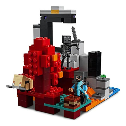 Portal Devastado De Lego Minecraft 21172