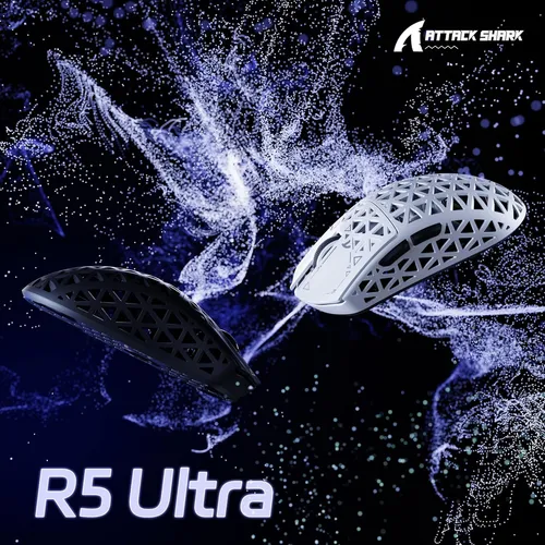 Ratón Inalámbrico Para Juegos Attack Shark R5 Ultra 8k De Fi