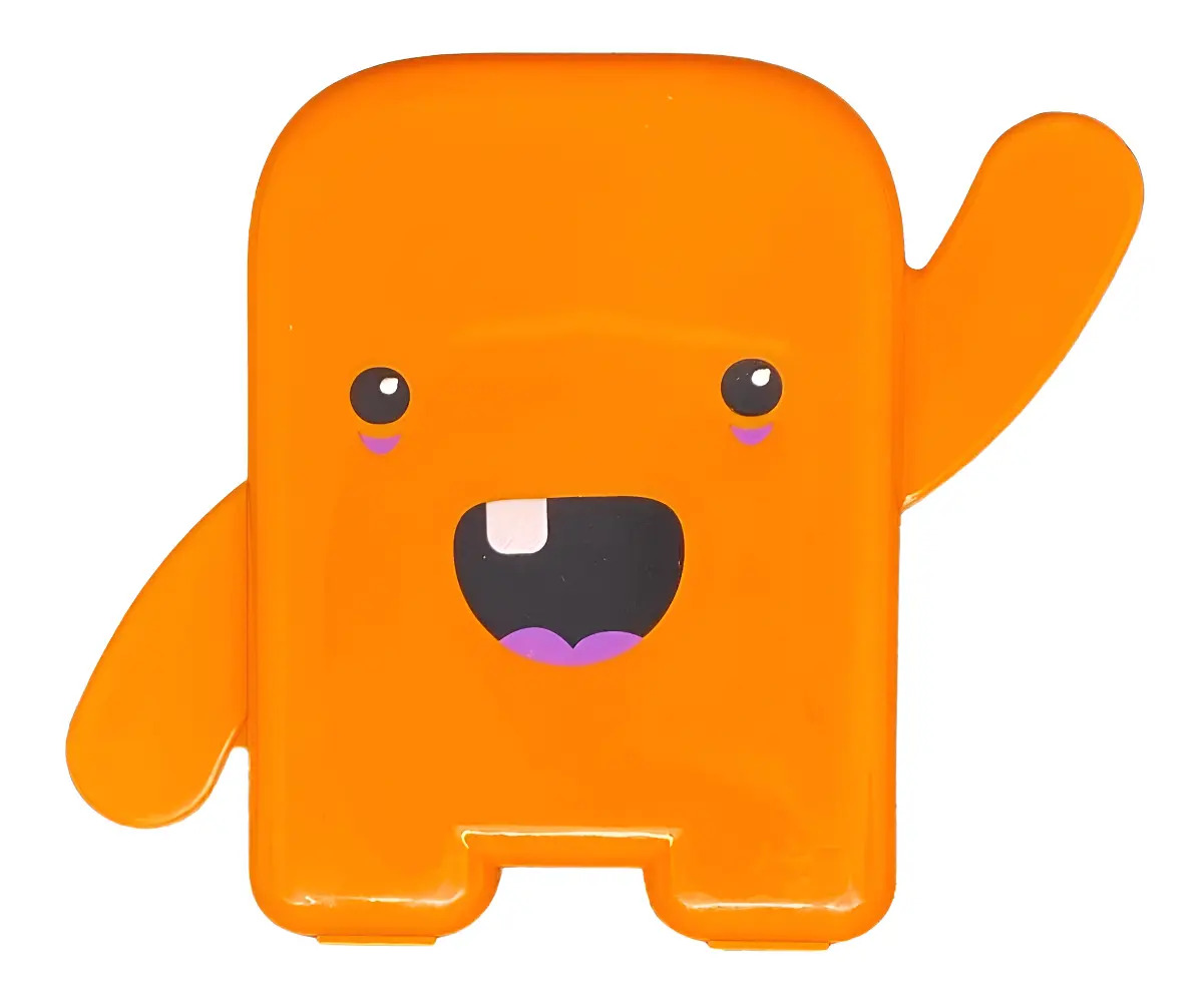 Album Dental Infantil Guarda Dente De Leite Estojo Porta Cor Laranja