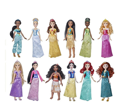 Muñecas Princesas Básicas Disney Hasbro Diferentes Modelos