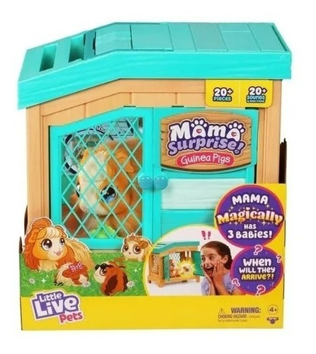 Little Live Pets Mama Surprise Conejillo 3 Bebes Importado