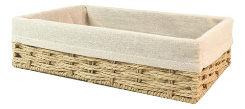 Cesta De Almacenamiento Tejida A Mano, Beige Amarillo S