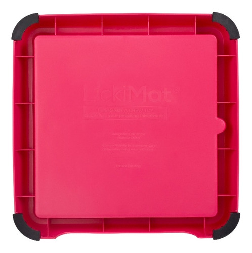 Lickimat Keeper Suporte Para Tapete De Lamber Para Cães Cor Rosa