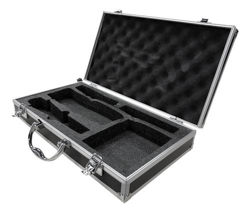 2 Estuche De Aluminio Para Transporte De Micrófono Estuche