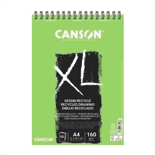 Canson Xl A4- 21x29.7 cm - 160g - 50 Hojas.