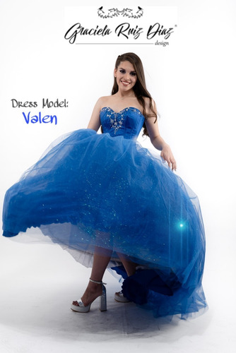 Vestido Hermoso De Quince (diseñadora Graciela Ruiz Diaz)
