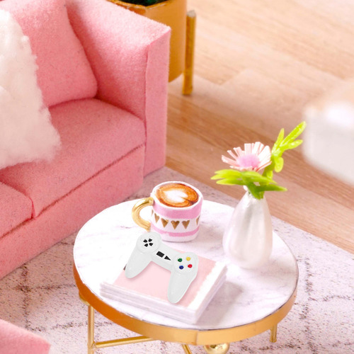 Gamepad En Miniatura De 2 Piezas Para Dollhouse Realistic Al