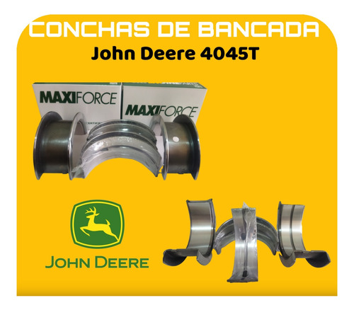 Conchas De Bancada Para John Deere 4045t Power Tech 