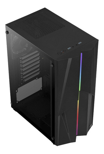 Imagem 3 de 7 de Gabinete Gamer Aerocool Mecha Iv Rgb - Lacrado