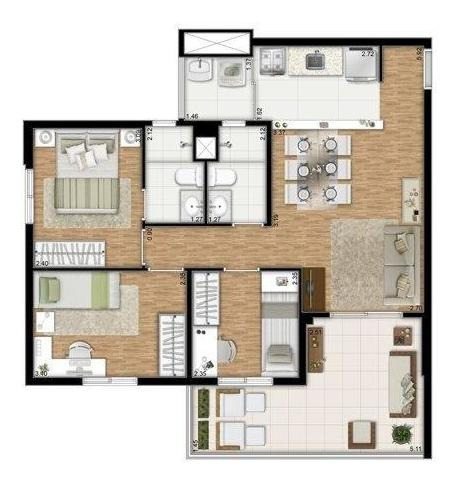 Imagem 4 de 4 de Apartamento Residencial À Venda, Vila Maria, São Paulo. - Ap0973