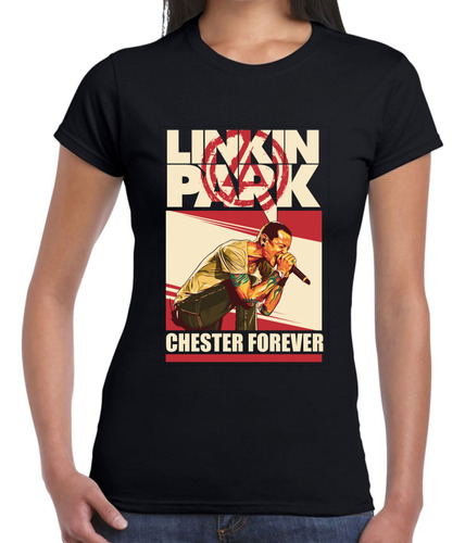 Playera Mujer Chester Charles Bennington Linkin Park #518