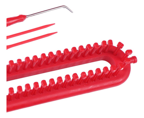 Telar De Bufanda Con Gancho, Telar Rectangular Para 26cm