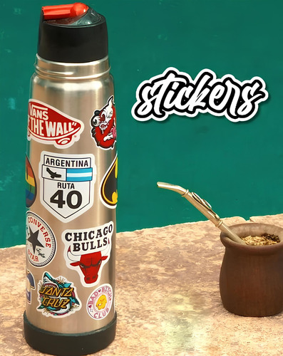 Stickers Plancha Skate Vans Calcomanías Calcos