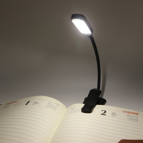 Luz De Leitura Recarregável De 7 Leds Com 3 Níveis De Brilho