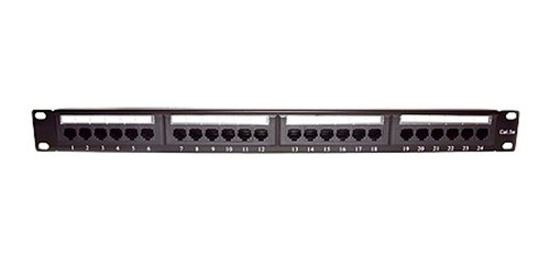 Patch Panel Utp De 24 Puertos Cat5e, 19in