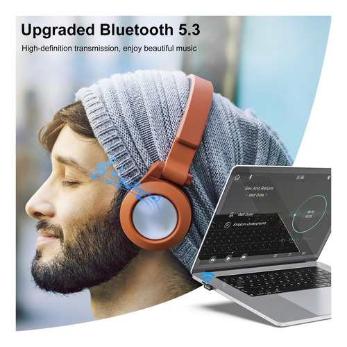 Adaptador Bluetooth Usb Para Pc De Escritorio, Plug & Play Y
