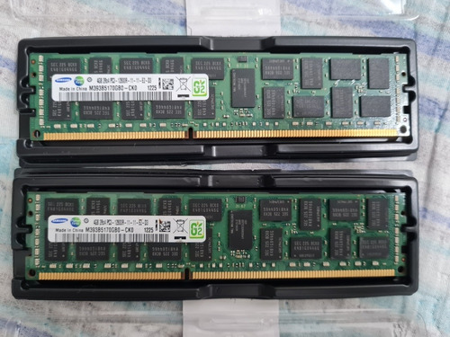 Imagem 1 de 3 de Memoria Ram 8gb (2x4) Ecc Para X79 E Xeon