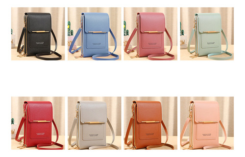 Bandolera Mini Bolso Porta Celular Moderno Cartera