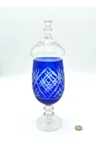 Comprar Bombonera Potiche Antiguo Cristal Checo (5) - Cristaleria