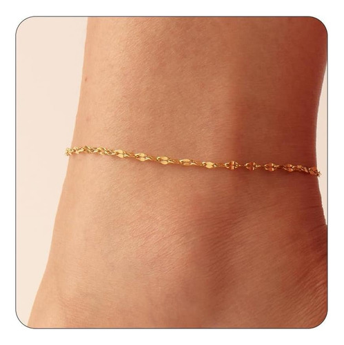 Pulseiras De Tornozelo Jewigo Para Mulheres Banhadas A Ouro
