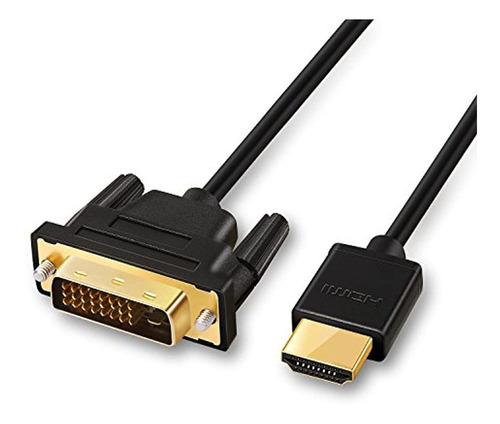 Adaptador Hdmi Macho A Dvi Macho Compatible Con 1080p 3d