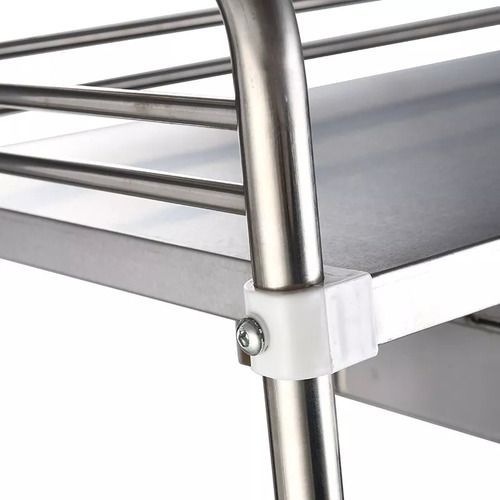 Heaimo Mesa Uso Rudo Sencilla Con Ruedas Inoxidable 60*40