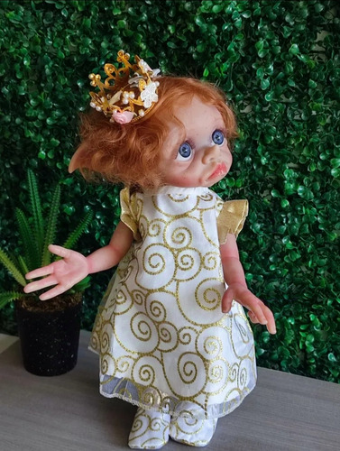 Bebé Reborn Original Elfo Baby Princesa 43cm Vinilo Completo