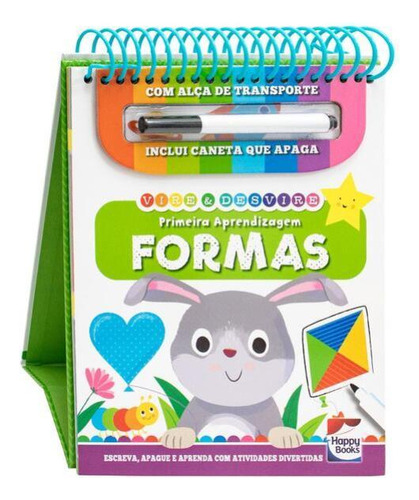 Vire & Desvire-primeira Aprendizagem: Formas, De Igloo Books. Editora Happy Books, Capa Mole