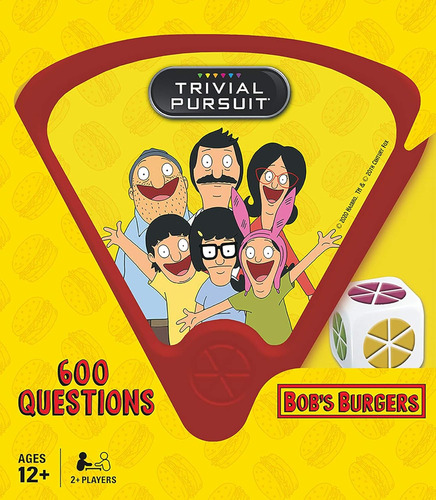 Juego De Trivia Bobs Burgers, 600 Preguntas Portátiles