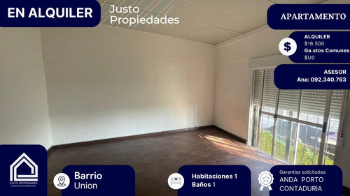 En Alquiler Duplex De Un Dormitorio Luminoso En La Union