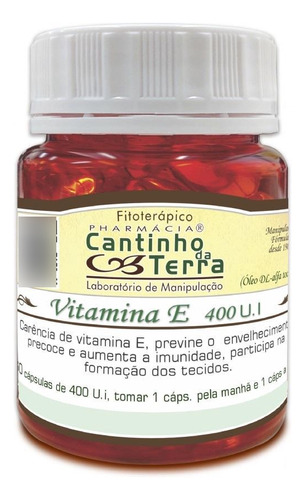 Cápsula Vitamina E 400ui 60caps