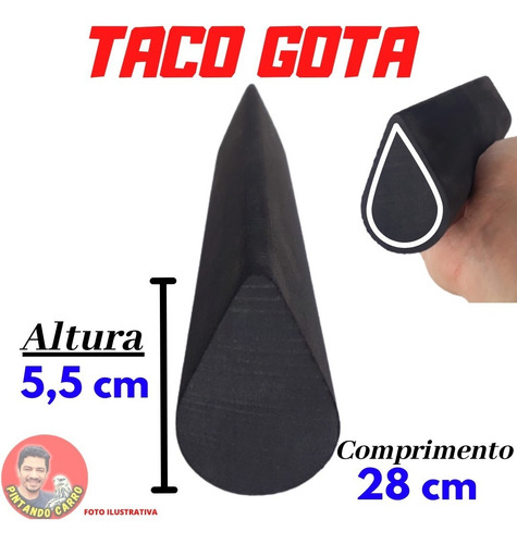 Taco Formato De Gota P/ Lixamento Manual Automotivo 100% Eva Quantidade de cascalhos 0