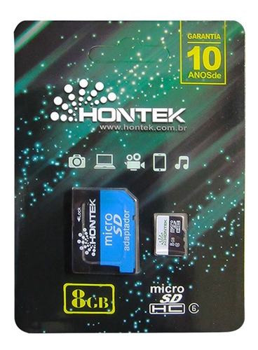 Imagem 4 de 4 de Cartao De Memoria 8gb Hontek