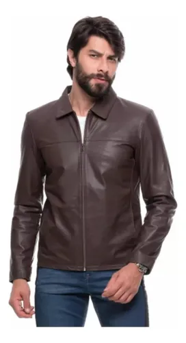Jaqueta marrom claro masculina 2025