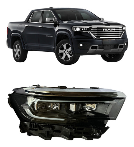 Farol Principal Crom Ram Rampage Full Led 2024 Genuíno Ld