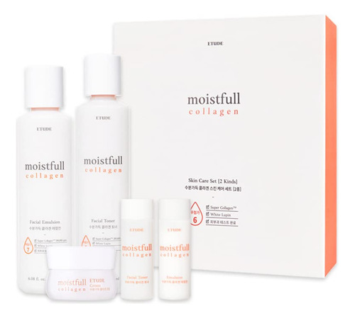 Set De Cuidado De La Piel Etude Moistfull Collagen Toner 200