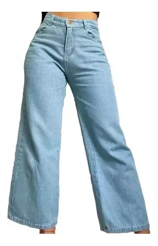 Jeans Anchos De Mujer