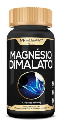 Magnesio Dimalato Premium 550mg Musculos Resistentes