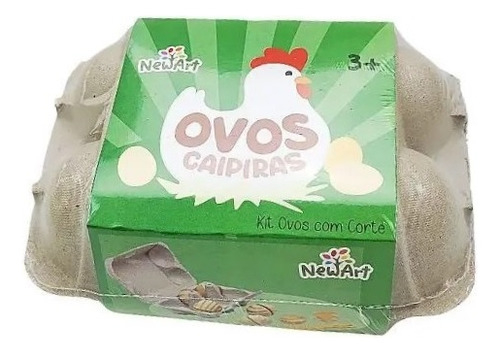 Ovos Caipiras De Madeira Com Corte Da Newart Comidinhas
